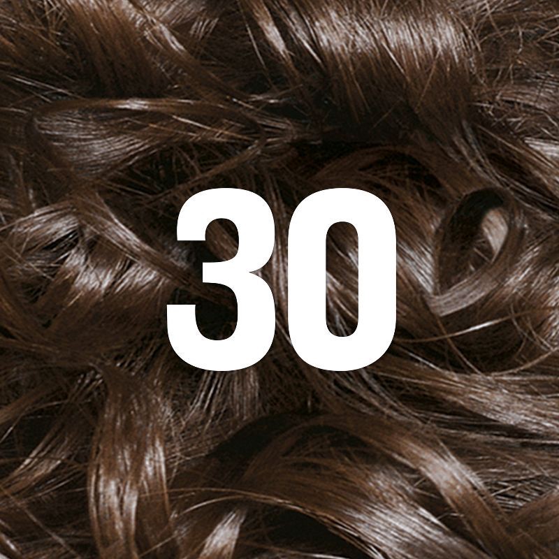 slide 2 of 9, Revlon ColorSilk Permanent Hair Color with Bond Repair Complex - 30 Dark Brown - 4.4 fl oz, 4.4 fl oz