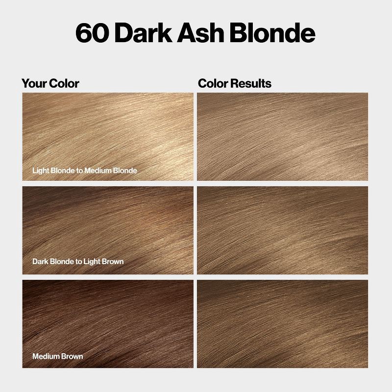 slide 10 of 12, Revlon ColorSilk Permanent Hair Color with Bond Repair Complex - 60 Dark Ash Blonde - 4.4 fl oz, 4.4 fl oz