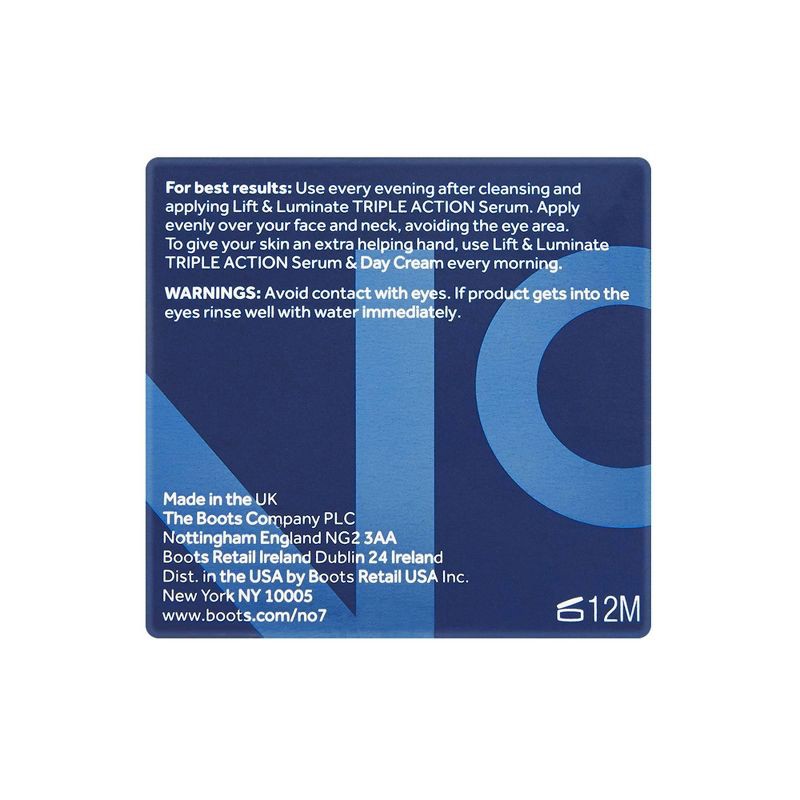 slide 5 of 9, No7 Lift & Luminate Triple Action Night Cream - 1.69 fl oz, 1.69 fl oz