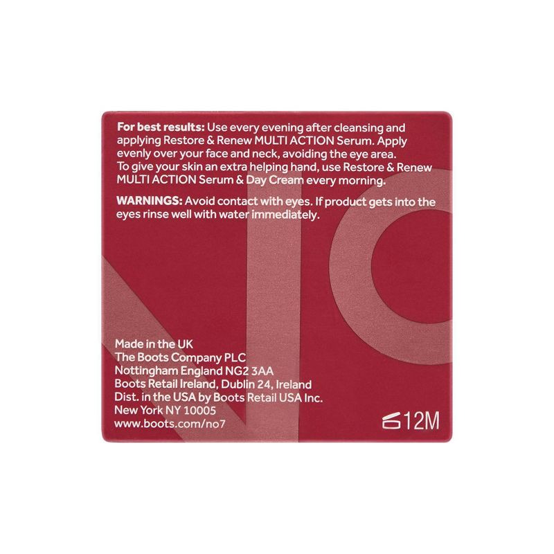 slide 7 of 9, No7 Restore & Renew Multi Action Face & Neck Night Cream - 1.69 fl oz, 1.69 fl oz