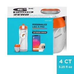 Gatorade 3.25oz Zero GX Glacier Pod Bottle - Freeze: Kosher, Energy Drink Mix, 4 Pack