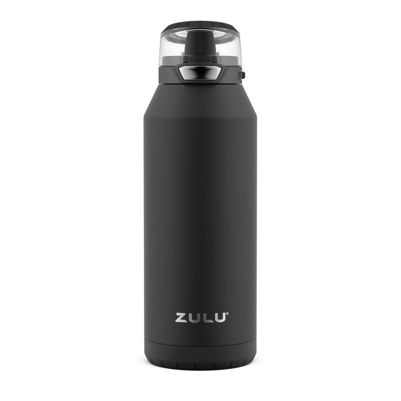 slide 1 of 7, Zulu Swift 32oz Stainless Steel Water Bottle - Black, 32 oz