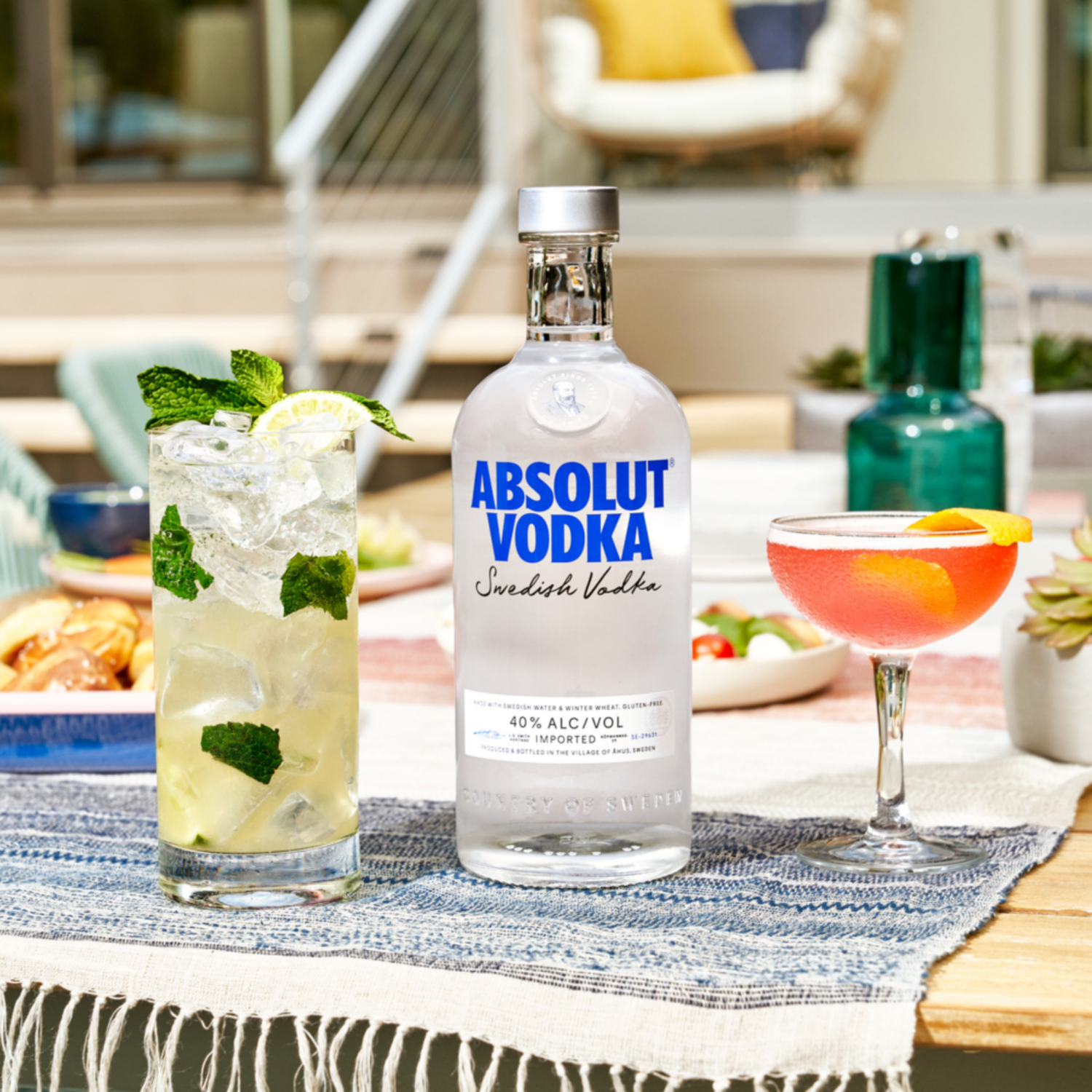 slide 3 of 8, Absolut Original Vodka 375mL Bottle, 375 ml