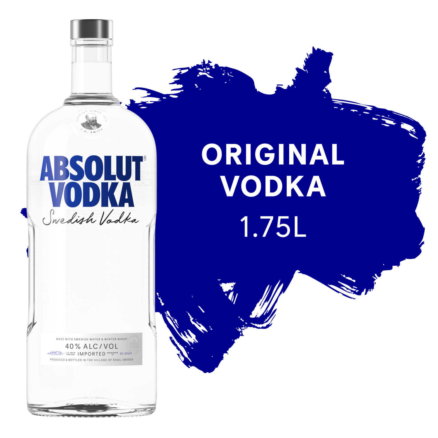 slide 1 of 8, Absolut Original Vodka 1.75L, 80 Proof, 1.75 liter