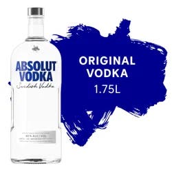 Absolut Original Vodka 1.75L, 80 Proof