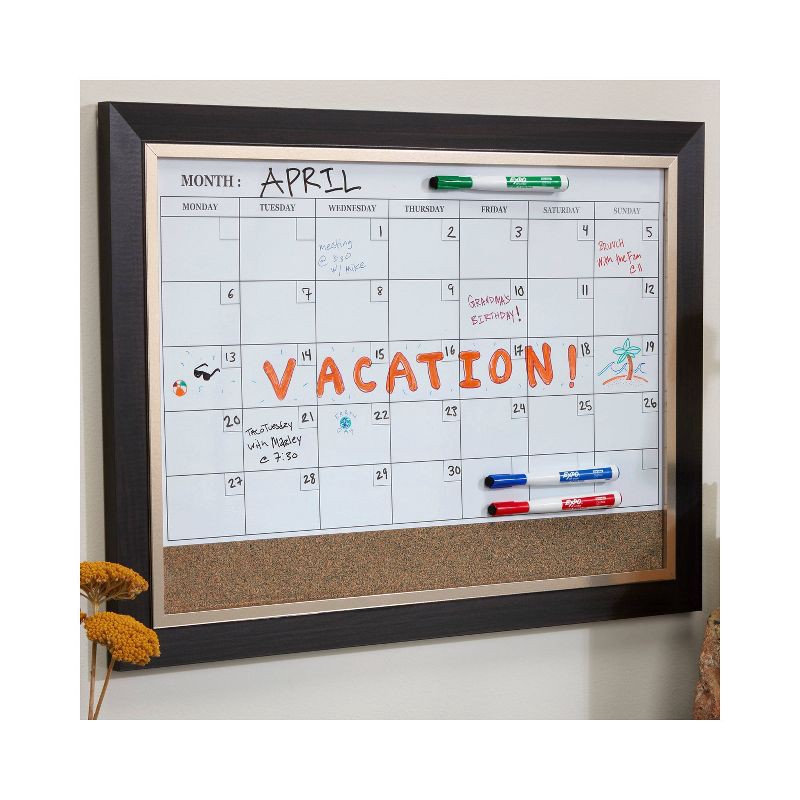 slide 6 of 8, Expo 4pk Dry Erase Markers Magnetic & Eraser Fine Tip Multicolored, 4 ct