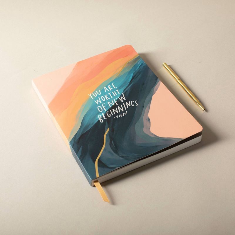 slide 3 of 5, Ruled Journal Large Classic Paperback New Beginnings - FRINGE: Lined Notebook for All Ages, 208 Pages, 7.5 x 9.5 Inches, 1 ct