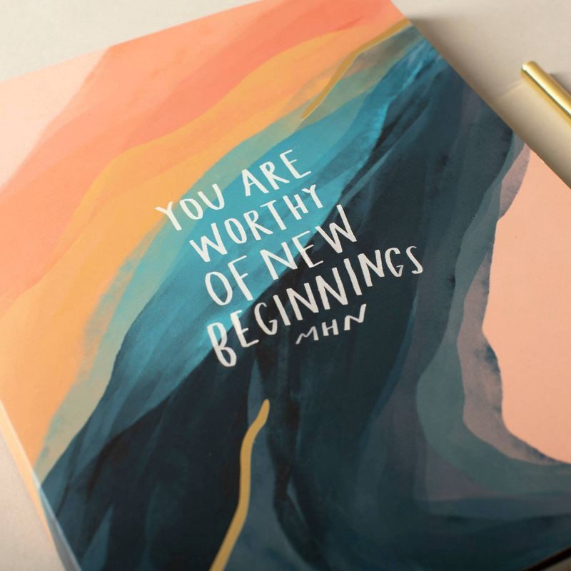 slide 5 of 5, Ruled Journal Large Classic Paperback New Beginnings - FRINGE: Lined Notebook for All Ages, 208 Pages, 7.5 x 9.5 Inches, 1 ct