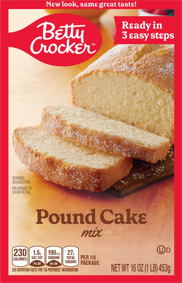 slide 6 of 9, Betty Crocker Pound Cake Mix, 16 oz. , 16 oz