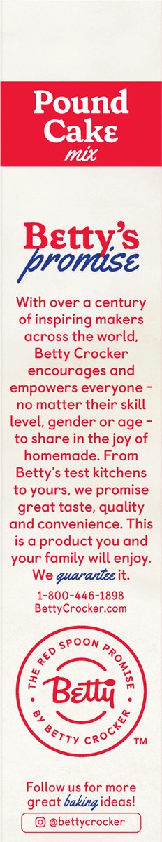 slide 7 of 9, Betty Crocker Pound Cake Mix, 16 oz. , 16 oz