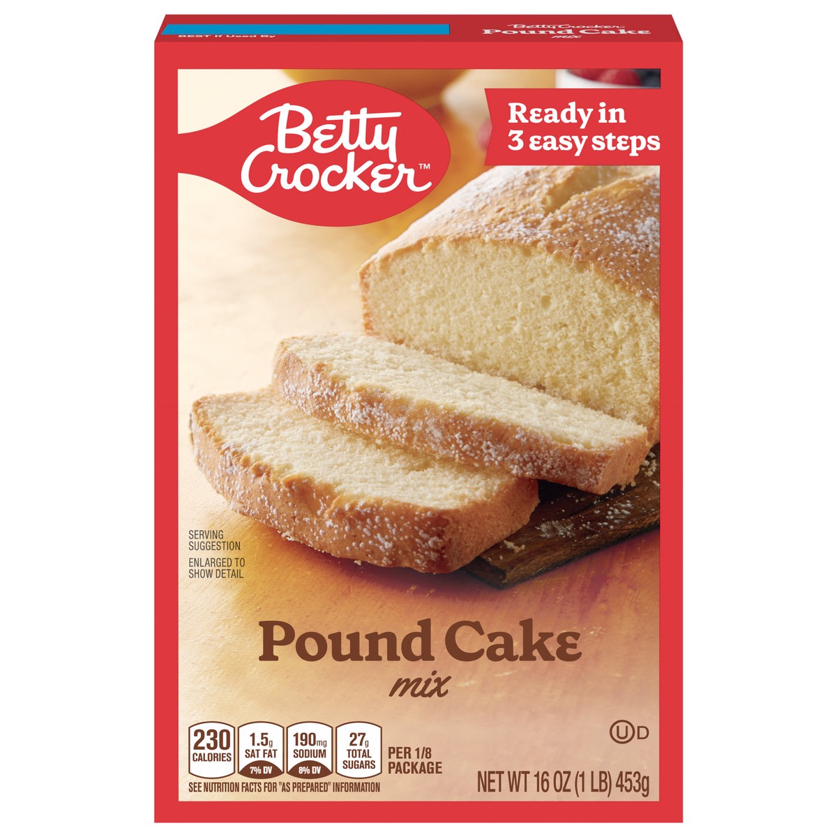 slide 1 of 9, Betty Crocker Pound Cake Mix, 16 oz., 16 oz