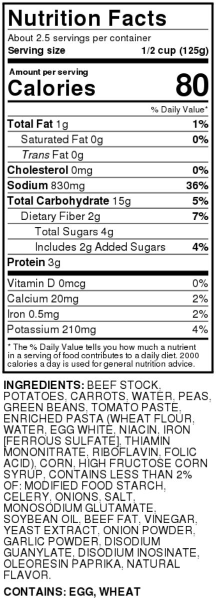 slide 6 of 8, Hy-vee Vegetable With Beef Stock Condensed Soup, 10.5 oz