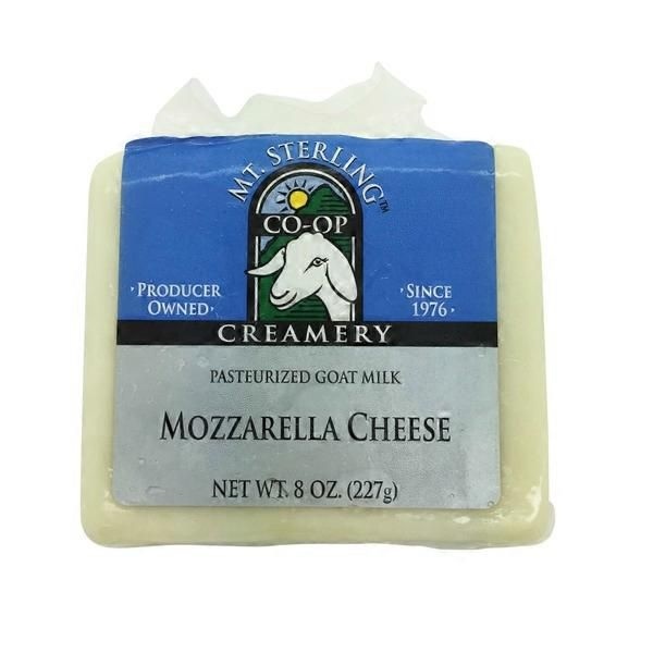 slide 1 of 1, Mt. Sterling Co-Op Creamery Pasteurized Goat Milk Mozzarella Cheese, 8 oz