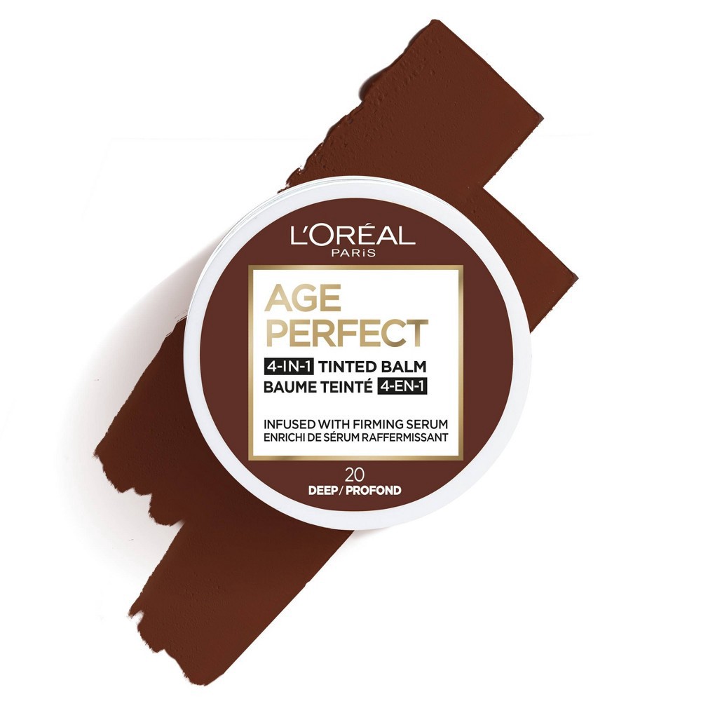 slide 6 of 7, L'Oreal Paris Age Perfect 4-in-1 Tinted Face Balm Foundation - Deep 20 - 0.63 fl oz, 0.63 fl oz