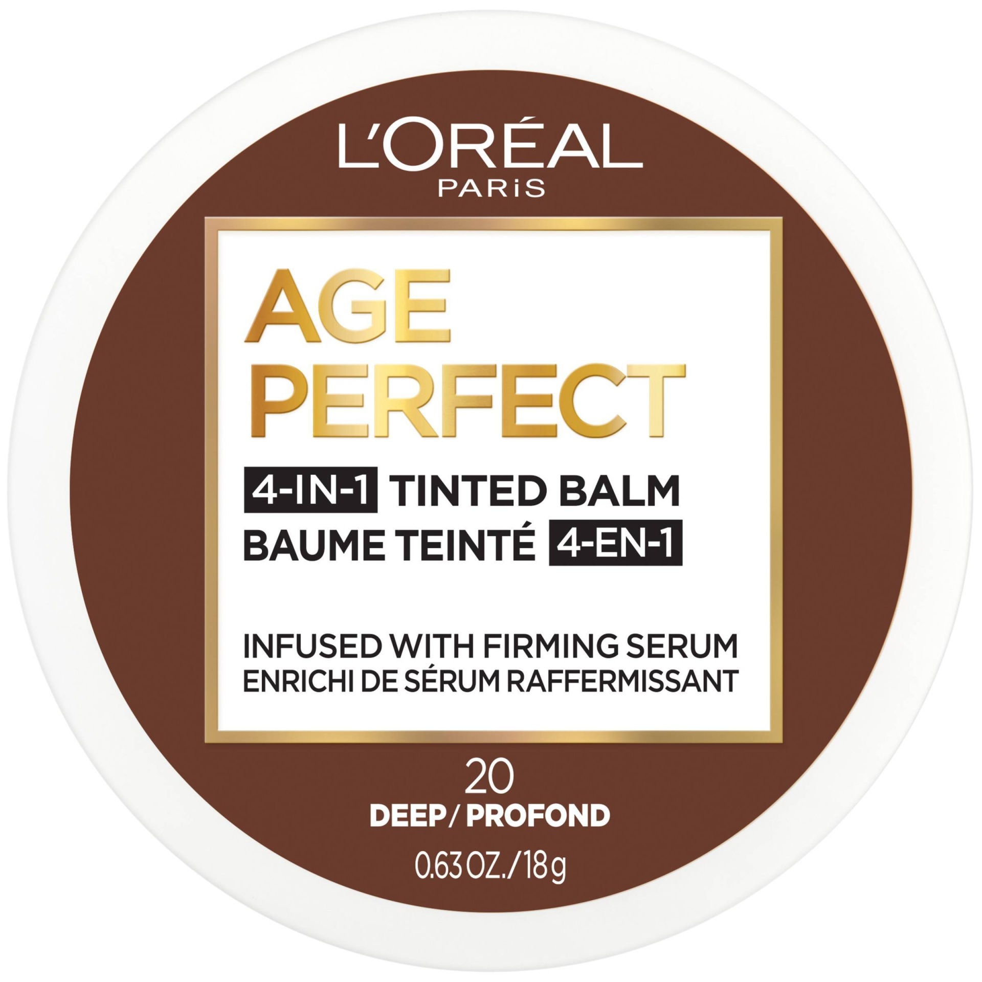 slide 1 of 7, L'Oreal Paris Age Perfect 4-in-1 Tinted Face Balm Foundation - Deep 20 - 0.63 fl oz, 0.63 fl oz