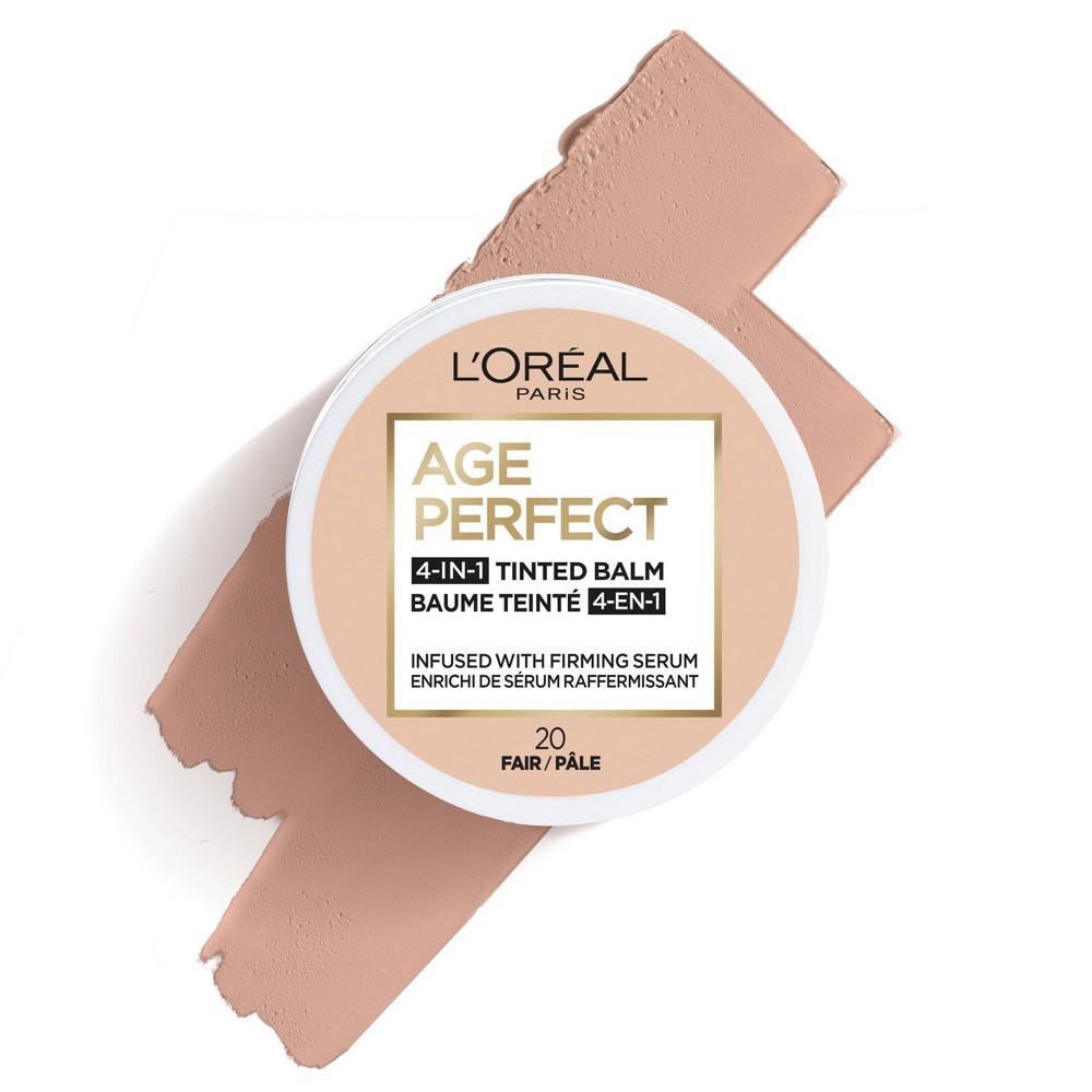 slide 6 of 7, L'Oreal Paris Age Perfect 4-in-1 Tinted Face Balm Foundation - Fair 20 - 0.63 fl oz, 0.63 fl oz