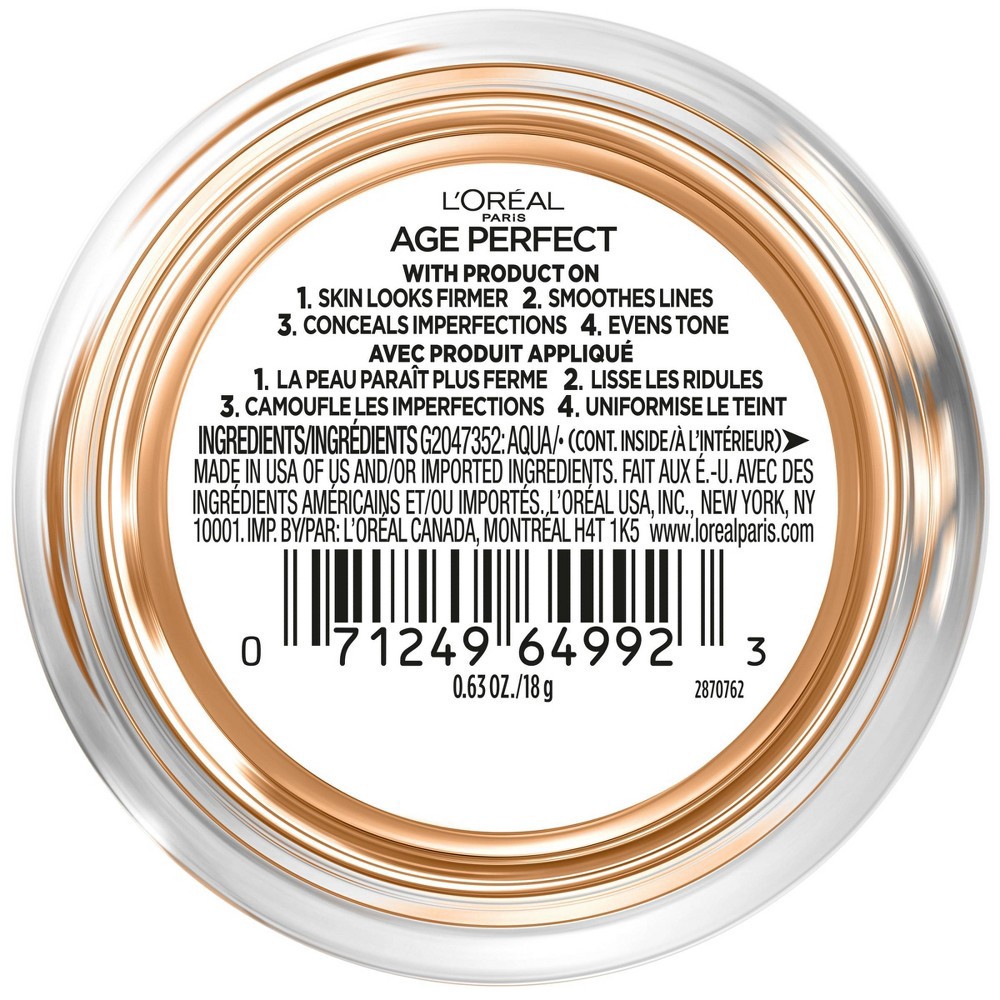 slide 2 of 7, L'Oreal Paris Age Perfect 4-in-1 Tinted Face Balm Foundation - Medium 10 - 0.63 oz, 0.63 oz
