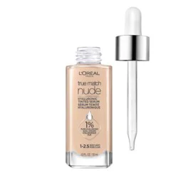 L'Oreal Paris True Match Hyaluronic Tinted Serum Makeup Skincare Hybrid - 1-2.5 Rosy Light - 1 fl oz