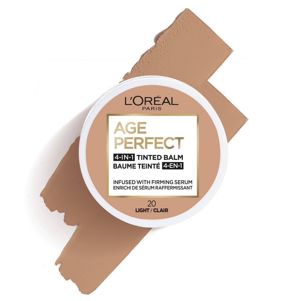 slide 6 of 7, L'Oreal Paris Age Perfect 4-in-1 Tinted Face Balm Foundation - Light 20 - 0.63 fl oz, 0.63 fl oz