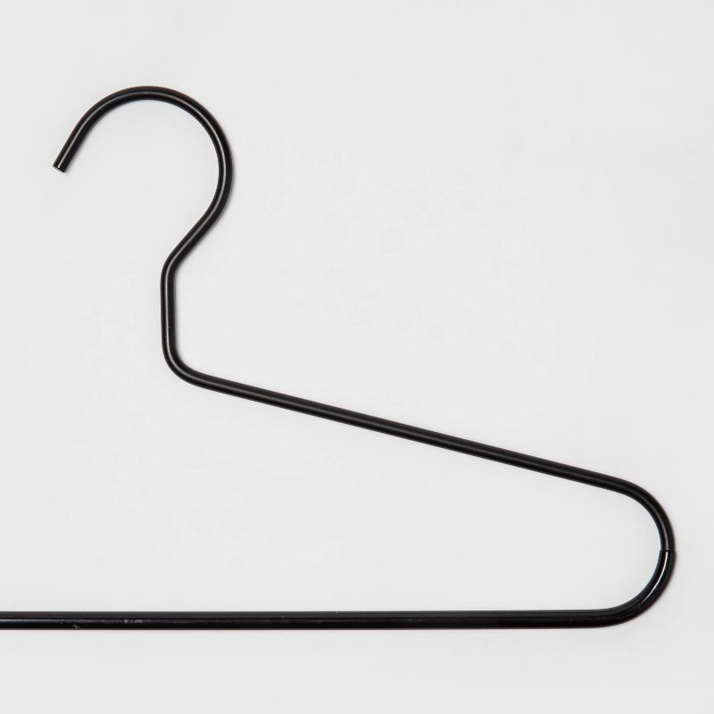 slide 4 of 4, 10pk Pant Hangers Black - Brightroom™, 10 ct