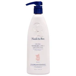 Noodle & Boo Newborn 2-in-1 Hair & Baby Body Wash, Tear-Free Gentle for Sensitive Skin - Crème Douce - 16 fl oz