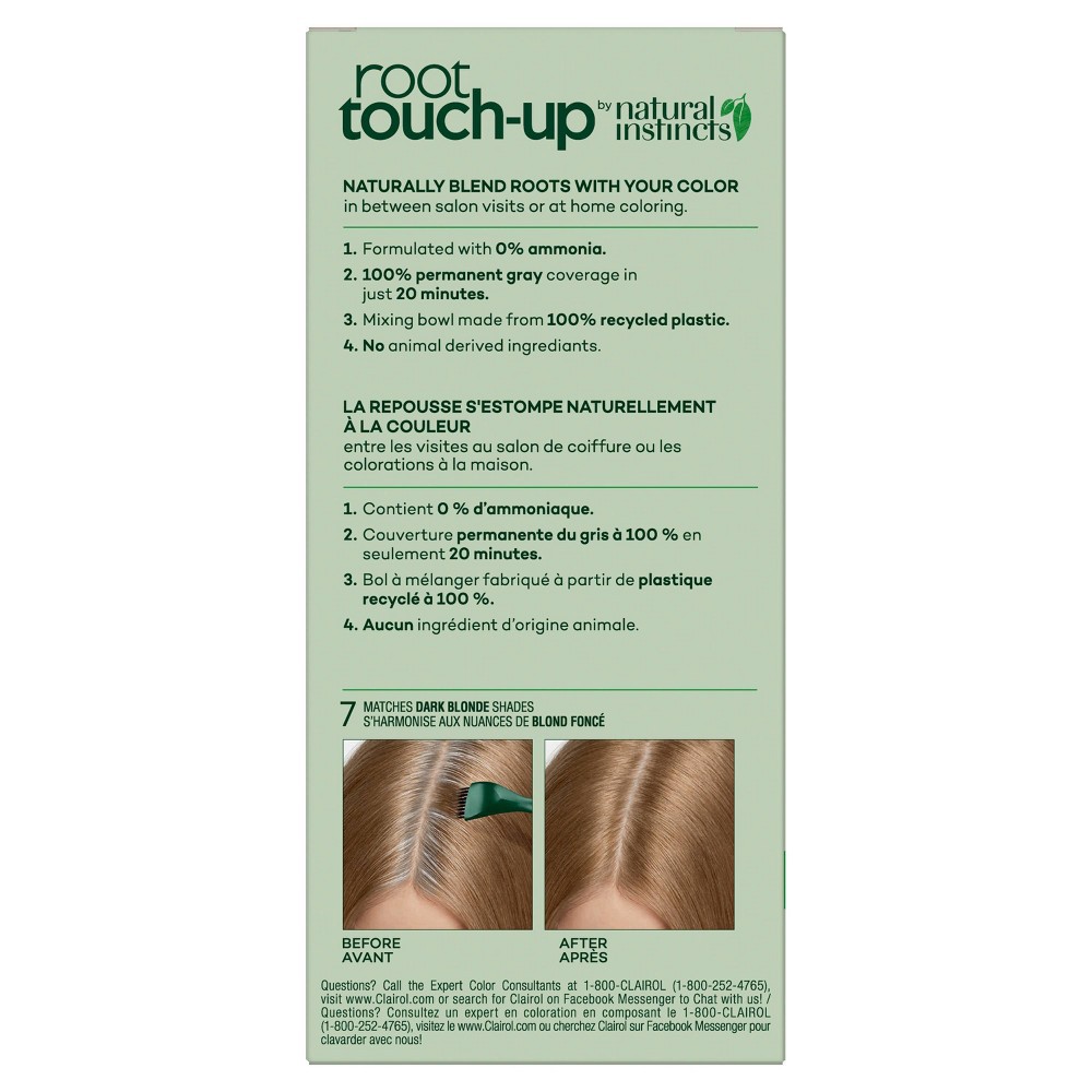 slide 4 of 6, Root Touch-Up by Natural Instincts Permanent Hair Color - Blonde, 1 ct