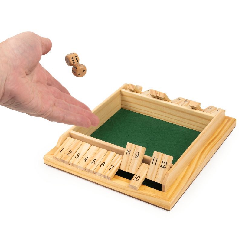 slide 2 of 8, Game Gallery 2-Player Shut the Box Classic Game, 1 ct