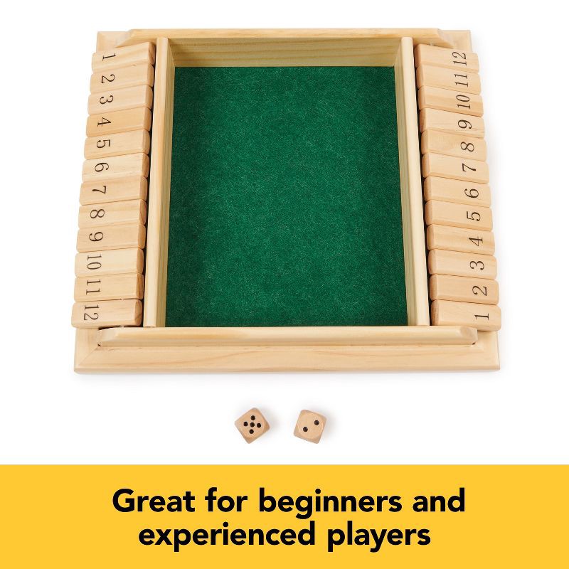 slide 5 of 8, Game Gallery 2-Player Shut the Box Classic Game, 1 ct