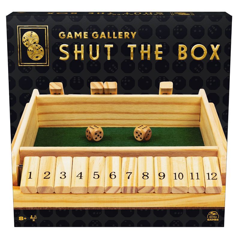 slide 7 of 8, Game Gallery 2-Player Shut the Box Classic Game, 1 ct