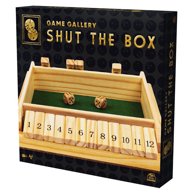 slide 8 of 8, Game Gallery 2-Player Shut the Box Classic Game, 1 ct