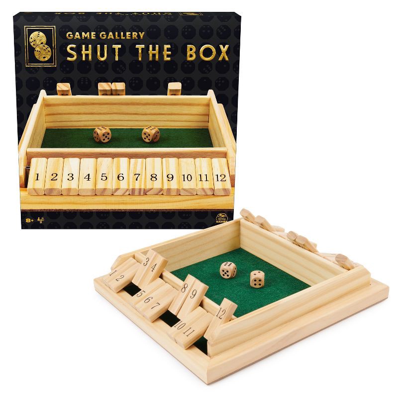 slide 1 of 8, Game Gallery 2-Player Shut the Box Classic Game, 1 ct