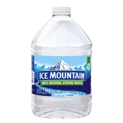 Ice Mountain Brand 100% Natural Spring Water Plastic Jug