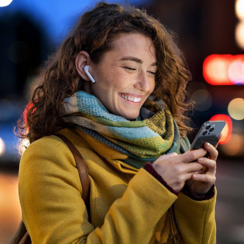 slide 3 of 7, Just Wireless 5000mAh Dual Port Portable Power Bank - Black, 1 ct