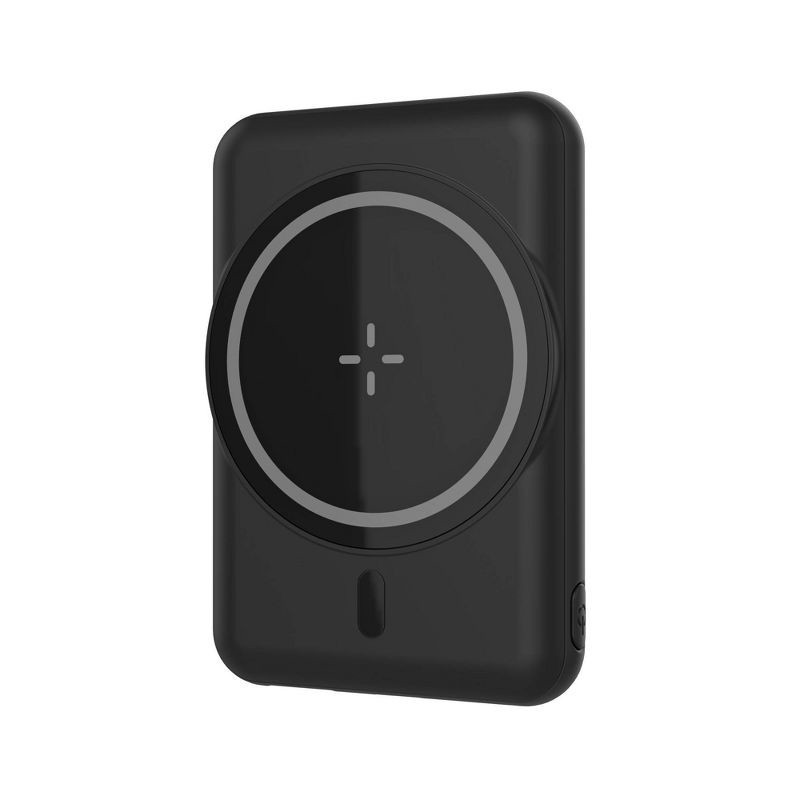 slide 4 of 7, Just Wireless 5000mAh Dual Port Portable Power Bank - Black, 1 ct