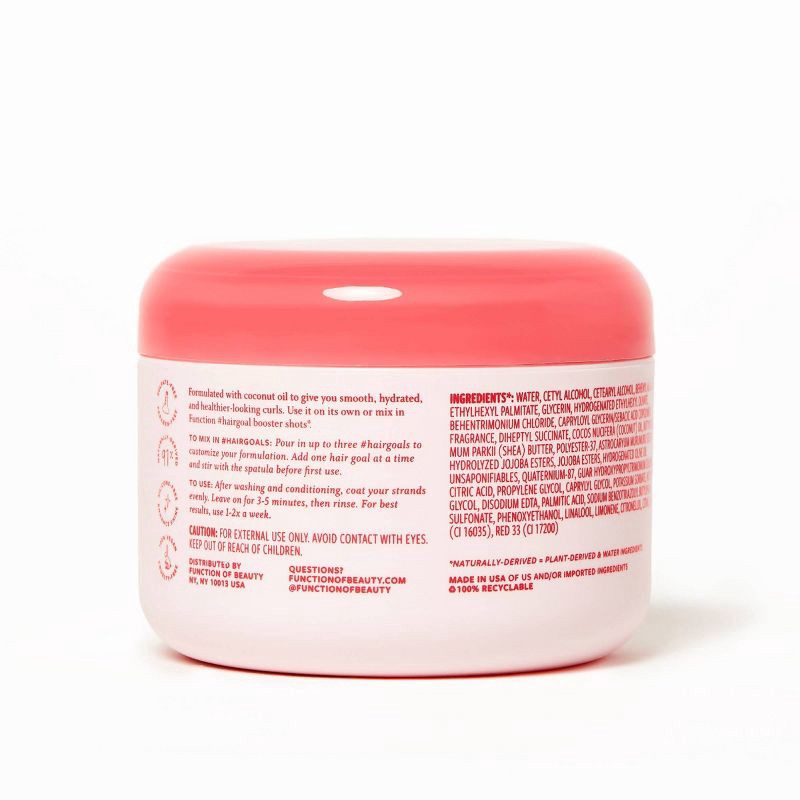 slide 4 of 4, Function of Beauty Curly Hair Mask Base with Coconut Oil - 6.5 fl oz, 6.5 fl oz