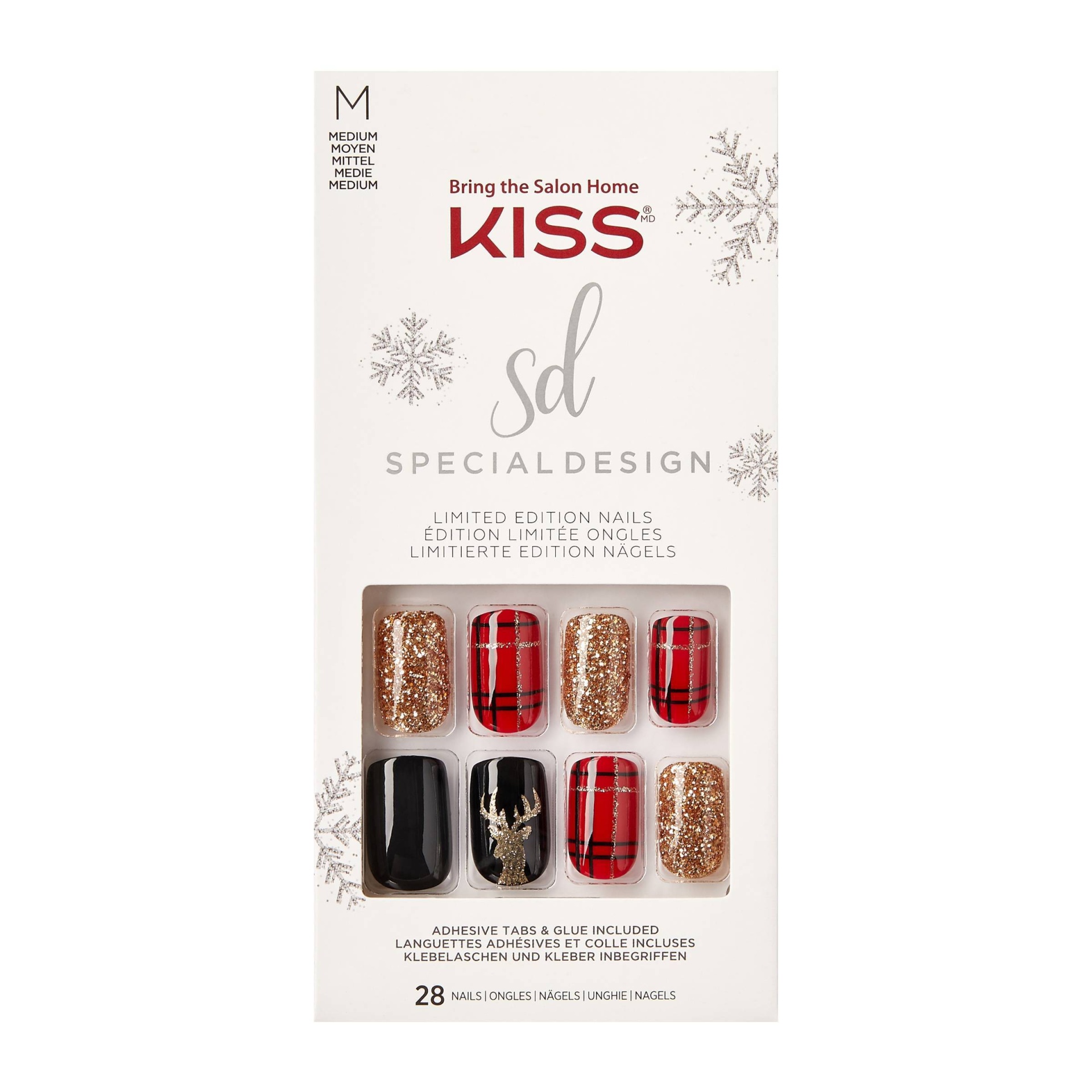 slide 1 of 5, KISS Products Kiss Special Design Limited Edition Fake Nails - Favorite Season, 28 ct