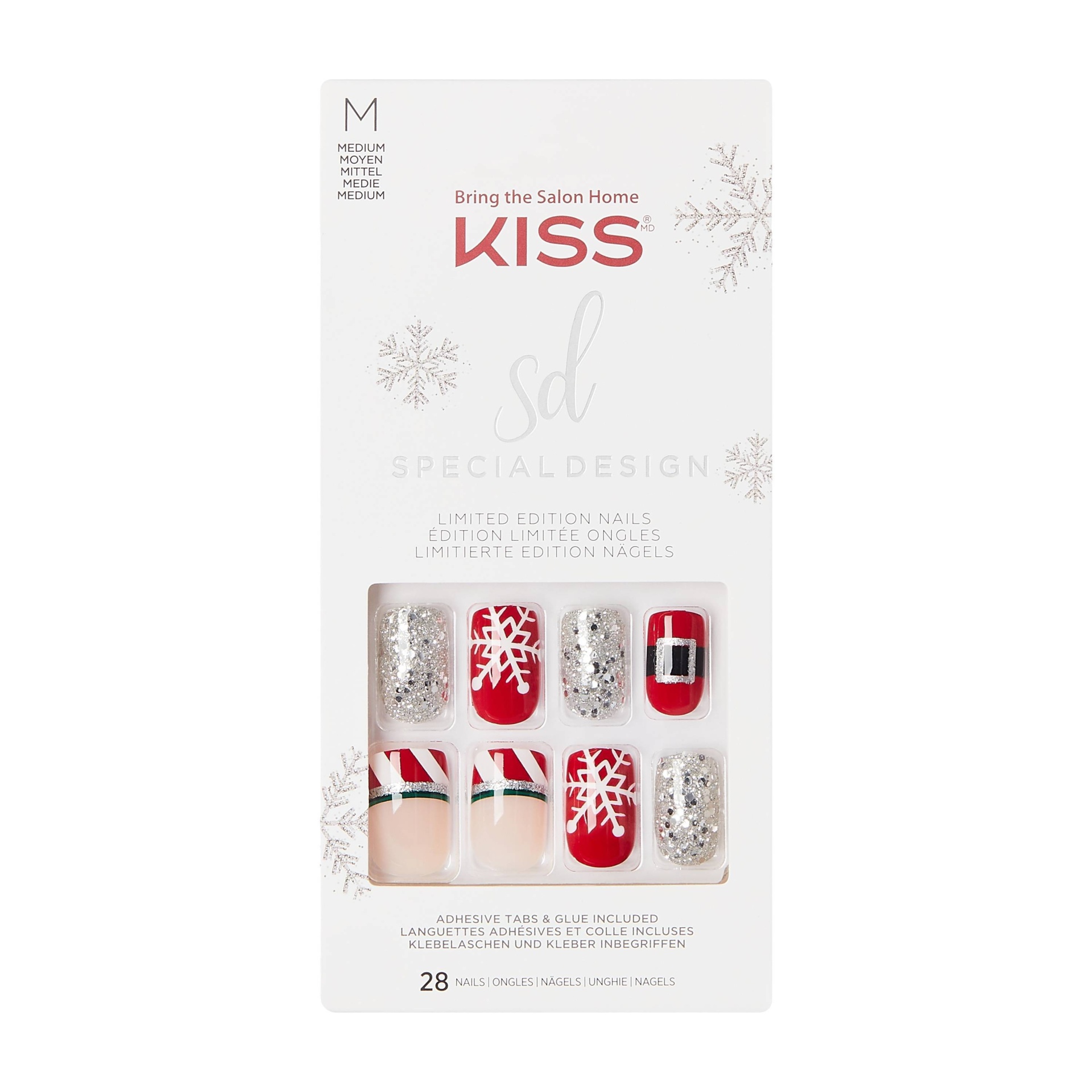 slide 1 of 5, KISS Products Kiss Special Design Limited Edition Fake Nails - Seasons Must Haves, 28 ct