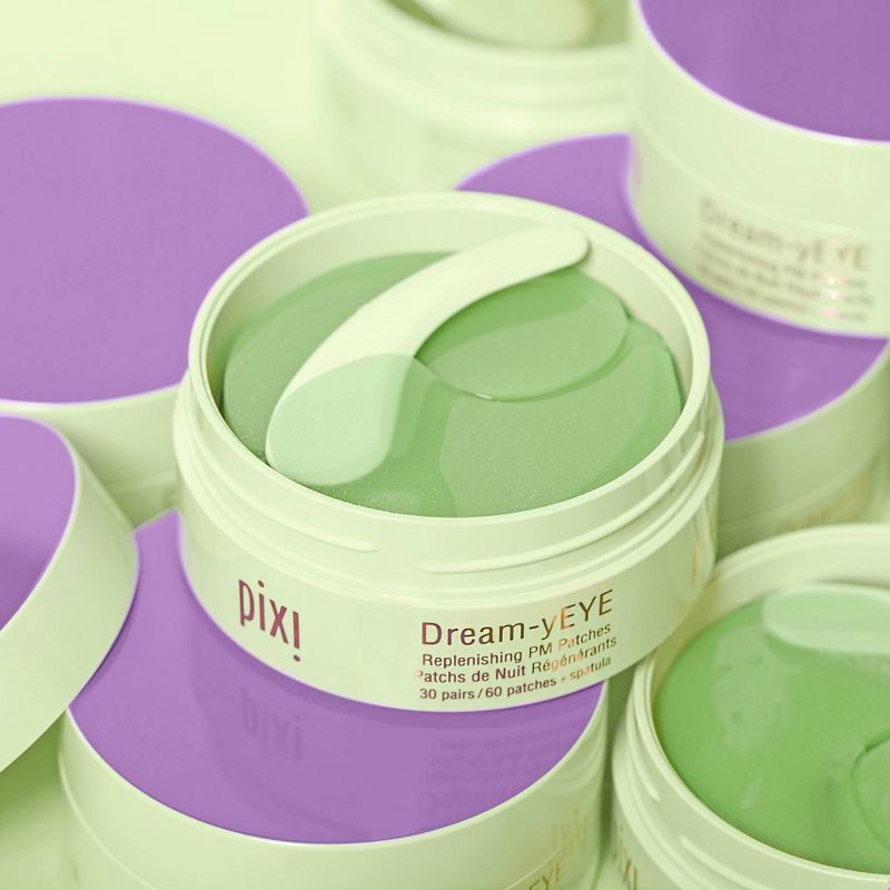 slide 5 of 7, Pixi Dream-yEYE Calming and Replensihing Eye Patches with Jasmine & Vitamin A - 30 pairs/60ct, 60 ct