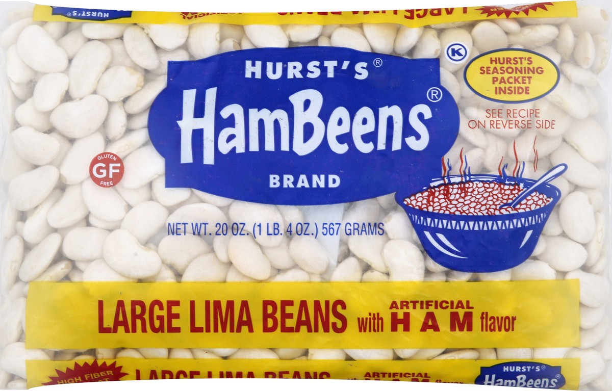 slide 5 of 6, Hurst's Lima Beans, Large, 20 oz