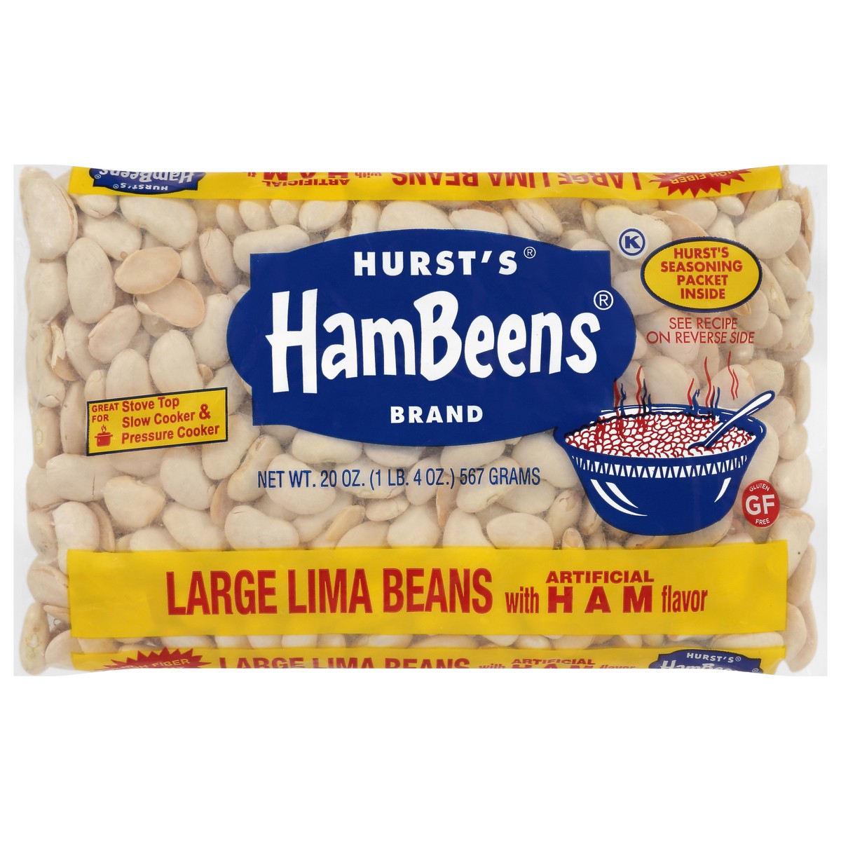 slide 1 of 6, Hurst's Lima Beans 20 oz, 20 oz