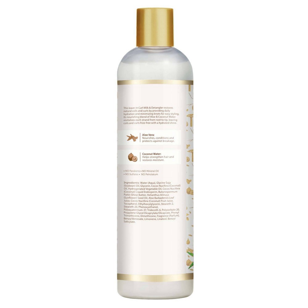 slide 3 of 5, African Pride Hair Moisture Miracle Aloe and Coconut Water Hydrate, Renew Curl Milk and Detangler - 12 fl oz, 12 fl oz