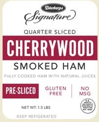 Dierbergs Cherrywood Sliced Quarter Ham