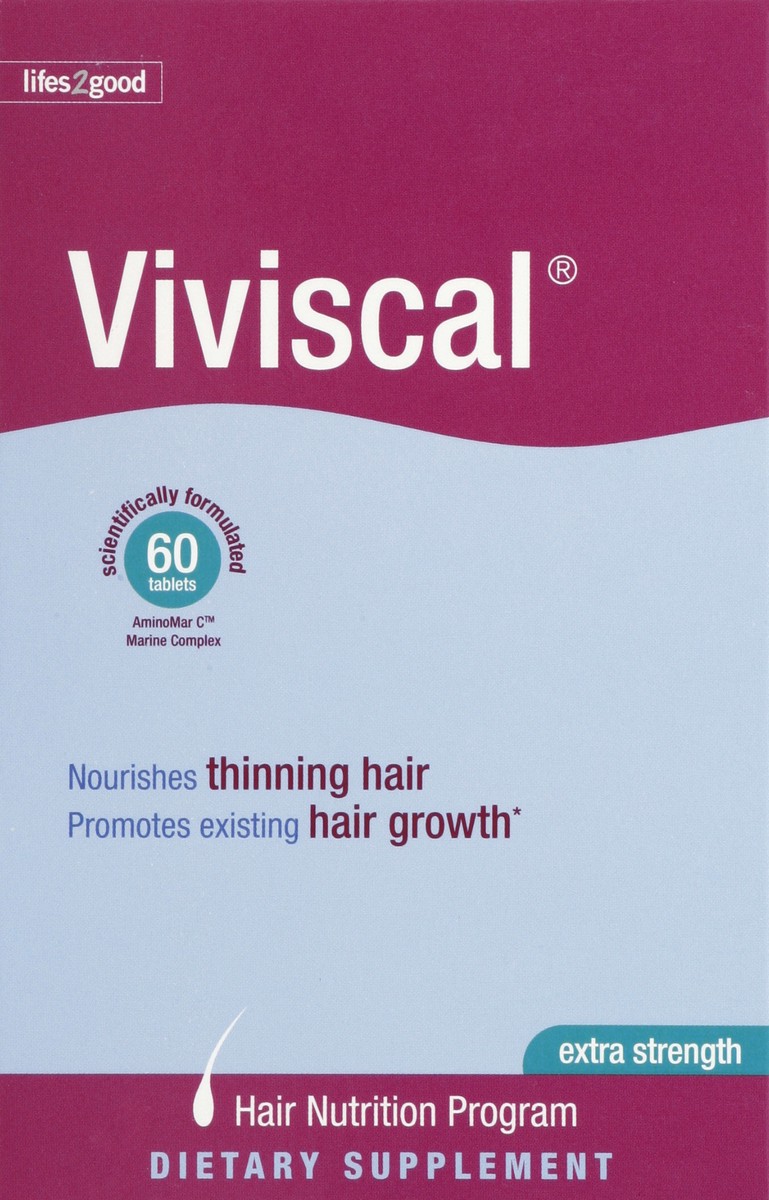 slide 4 of 5, Viviscal Hair Nutrition Program 60 ea, 60 ct