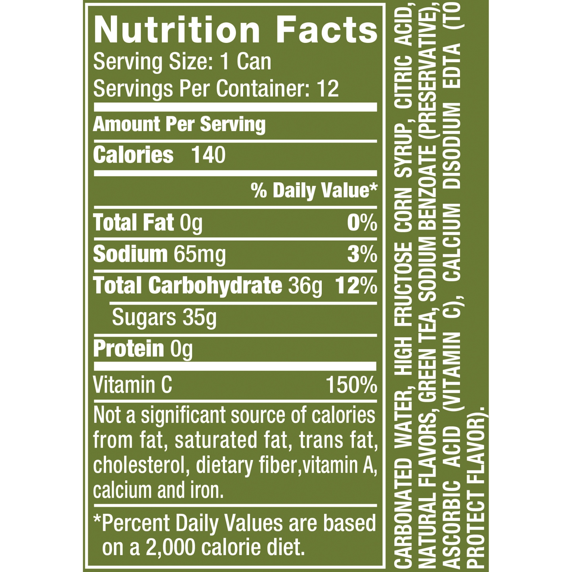 slide 3 of 3, Canada Dry Green Tea Ginger Ale, 12 ct; 12 fl oz