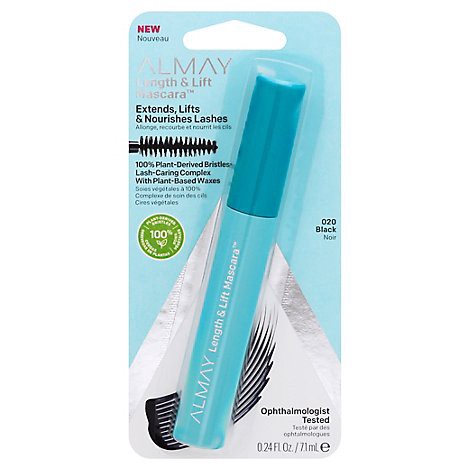 slide 1 of 1, Almay Length & Lift Mascara 020 Black - .24 Fl. Oz., 0.24 fl oz