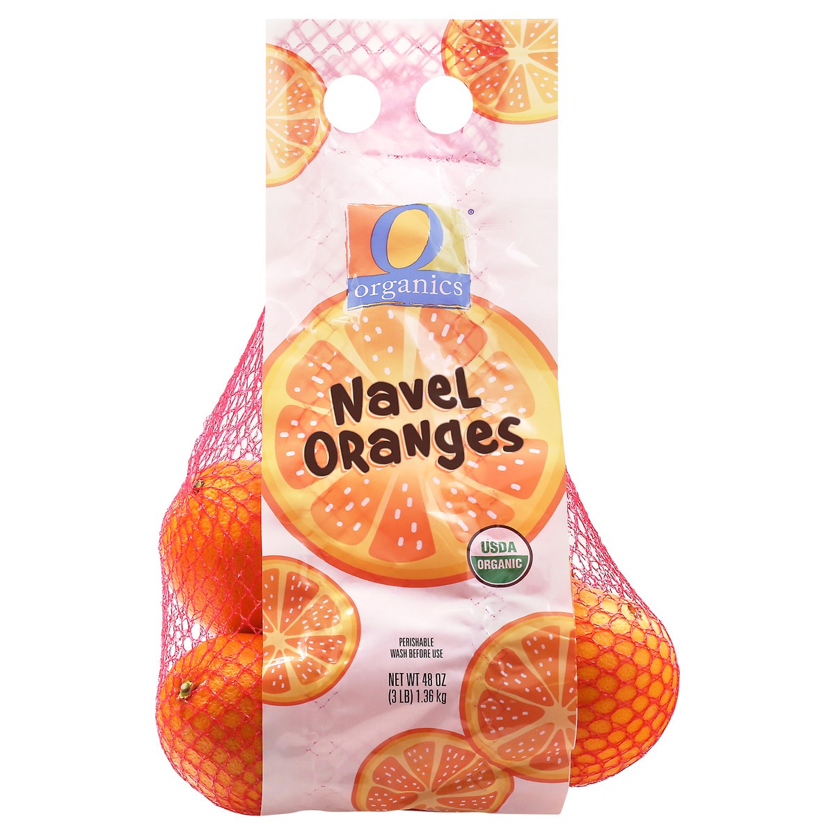 slide 3 of 12, O Orgnc Navel Oranges Bag, 3 lb