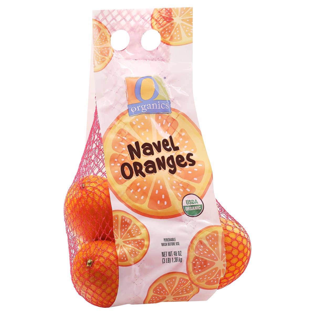 slide 12 of 12, O Orgnc Navel Oranges Bag, 3 lb