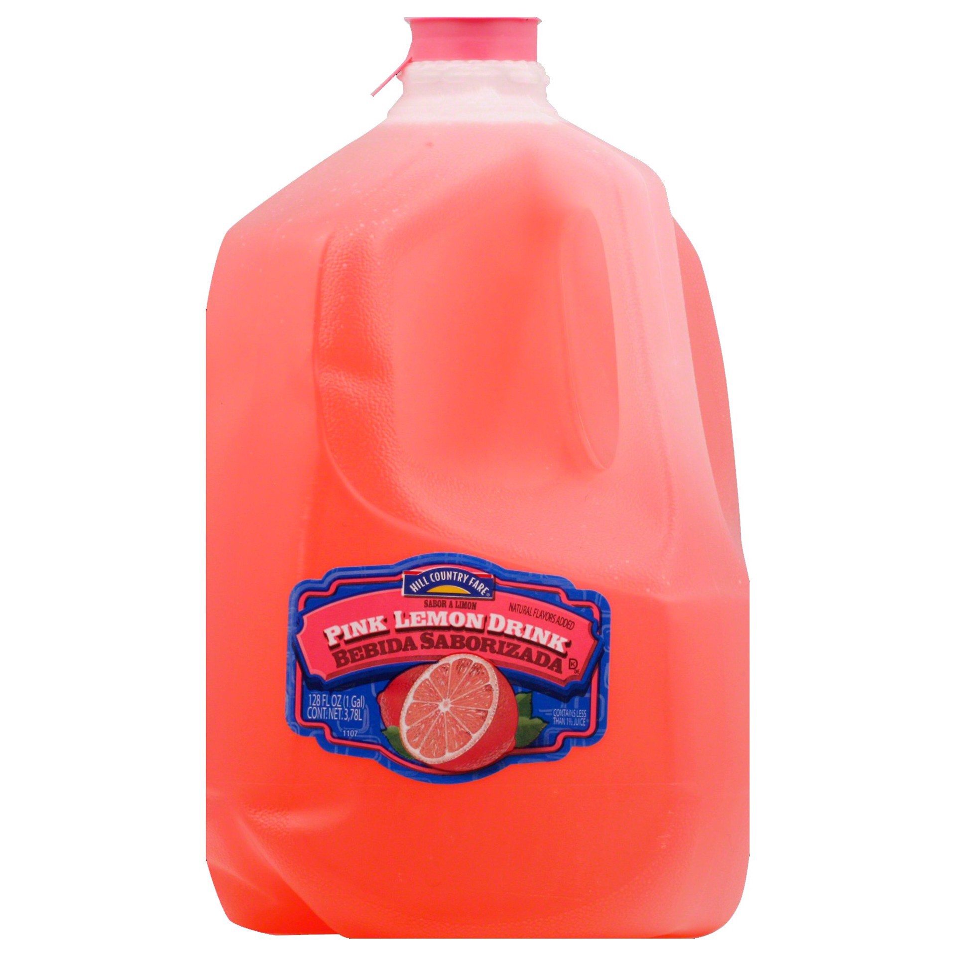 slide 1 of 1, Hill Country Fare Pink Lemonade, 1 gal