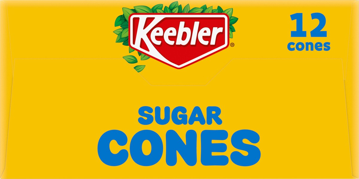 slide 3 of 14, KEEBLER Sugar Cones, 12 count box, 4oz / 113g, 12 ct
