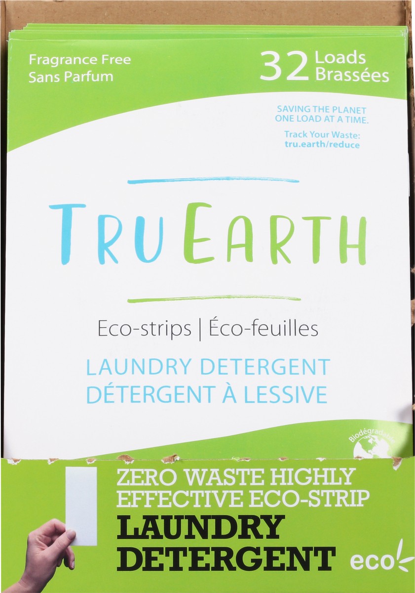 slide 2 of 9, Tru Earth Laundry Detergent Sheets, Fragrance-Free, 32-Sheets, 32 ct